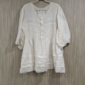 MAGNOLIA PEARL LINEN TOP